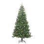 Árbol de Navidad con 300 LED con soporte Verde 240 cm PVC