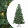 Árbol de Navidad con 300 LED con soporte Verde 240 cm PVC