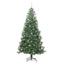 Árbol de Navidad con 300 LED con soporte Verde 240 cm PVC