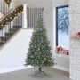 Árbol de Navidad con 300 LED con soporte Verde 240 cm PVC