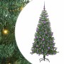 Árbol de Navidad con 300 LED con soporte Verde 240 cm PVC