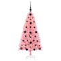Árbol de Navidad con 150 LED con soporte Rosa 120 cm PVC