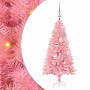 Árbol de Navidad con 150 LED con soporte Rosa 120 cm PVC