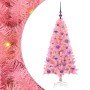Árbol de Navidad con 150 LED con soporte Rosa 120 cm PVC