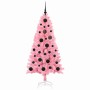 Árbol de Navidad con 150 LED con soporte Rosa 150 cm PVC