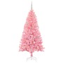 Árbol de Navidad con 150 LED con soporte Rosa 150 cm PVC