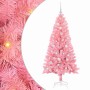 Árbol de Navidad con 150 LED con soporte Rosa 150 cm PVC