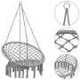 Hammock Swing Hängesessel 80 cm grau von vidaXL, Schaukeln und Wippen - Ref: Foro24-93157, Preis: 55,01 €, Rabatt: %