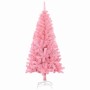Árbol de Navidad con 150 LED con soporte Rosa 150 cm PVC