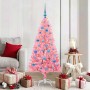 Árbol de Navidad con 150 LED con soporte Rosa 150 cm PVC