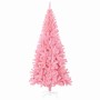 Árbol de Navidad con 300 LED con soporte Rosa 180 cm PVC