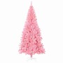Árbol de Navidad con 300 LED con soporte Rosa 180 cm PVC
