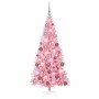 Árbol de Navidad con 300 LED con soporte Rosa 180 cm PVC