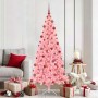 Árbol de Navidad con 300 LED con soporte Rosa 180 cm PVC