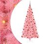 Árbol de Navidad con 300 LED con soporte Rosa 180 cm PVC