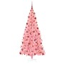 Árbol de Navidad con 300 LED con soporte Rosa 180 cm PVC en Arboles de navidad | Comprar online en Foro24