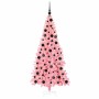 Árbol de Navidad con 300 LED con soporte Rosa 180 cm PVC