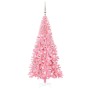 Árbol de Navidad con 300 LED con soporte Rosa 180 cm PVC