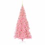 Árbol de Navidad con 300 LED con soporte Rosa 180 cm PVC