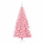 Árbol de Navidad con 300 LED con soporte Rosa 180 cm PVC