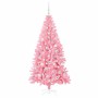 Árbol de Navidad con 300 LED con soporte Rosa 180 cm PVC