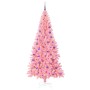 Árbol de Navidad con 300 LED con soporte Rosa 180 cm PVC