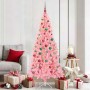 Árbol de Navidad con 300 LED con soporte Rosa 180 cm PVC