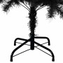 Árbol de Navidad con 150 LED con soporte Negro 150 cm PVC
