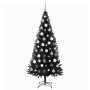 Árbol de Navidad con 300 LED con soporte Negro 180 cm PVC