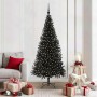 Árbol de Navidad con 300 LED con soporte Negro 180 cm PVC