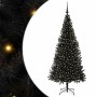 Árbol de Navidad con 300 LED con soporte Negro 180 cm PVC