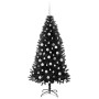Árbol de Navidad con 300 LED con soporte Negro 180 cm PVC
