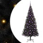 Árbol de Navidad con 300 LED con soporte Negro 180 cm PVC