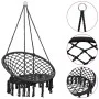 Hanging hammock swing chair 80 cm anthracite by vidaXL, Swings and seesaws - Ref: Foro24-93156, Price: 64,18 €, Discount: %