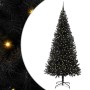 Árbol de Navidad con 300 LED con soporte Negro 240 cm PVC