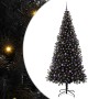 Árbol de Navidad con 300 LED con soporte Negro 240 cm PVC