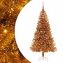 Árbol de Navidad con 150 LED con soporte Dorado 120 cm PET