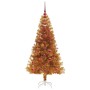 Árbol de Navidad con 150 LED con soporte Dorado 120 cm PET