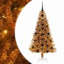 Árbol de Navidad con 150 LED con soporte Dorado 120 cm PET