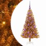 Árbol de Navidad con 150 LED con soporte Dorado 120 cm PET