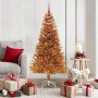 Árbol de Navidad con 150 LED con soporte Dorado 150 cm PET