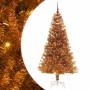 Árbol de Navidad con 150 LED con soporte Dorado 150 cm PET