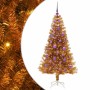Árbol de Navidad con 150 LED con soporte Dorado 150 cm PET