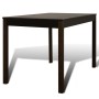 Esstisch und 4 braune Holzstühle von vidaXL, Möbelsets für Küchen und Esszimmer - Ref: Foro24-241221, Preis: 280,78 €, Rabatt: %