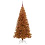 Árbol de Navidad con 300 LED con soporte Dorado 180 cm PET