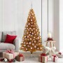 Árbol de Navidad con 300 LED con soporte Dorado 180 cm PET