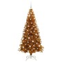 Árbol de Navidad con 300 LED con soporte Dorado 180 cm PET