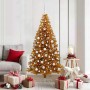 Árbol de Navidad con 300 LED con soporte Dorado 180 cm PET