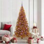 Árbol de Navidad con 300 LED con soporte Dorado 180 cm PET