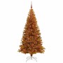 Árbol de Navidad con 300 LED con soporte Dorado 210 cm PET